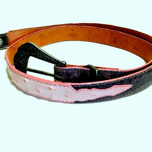 Mexican 100% CUERO Leather Unisex Belt